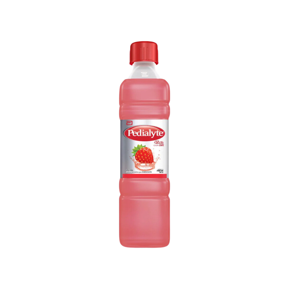 Pedialyte 45 Zinc | Frasco x 500ml | Fresa