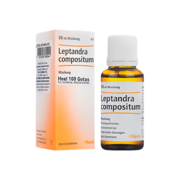 Leptandra Compositum | Gotas | Frasco x 30mL 207 | Bonne Santé Group - Productos para el cáncer y VIH