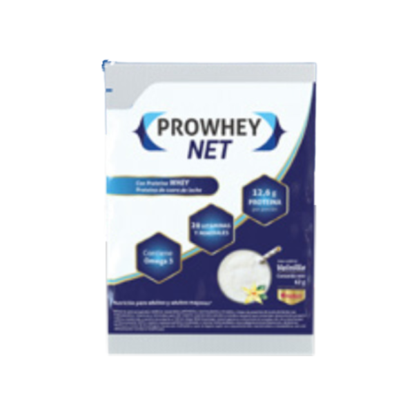 Prowhey NET | Sobre x 62gr | Vainilla 79 | Bonne Santé Group - Productos para el cáncer y VIH