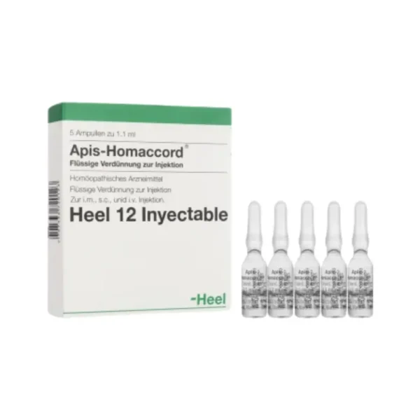 Apis-Homaccord Heel 5 ampollas Bonne Sante