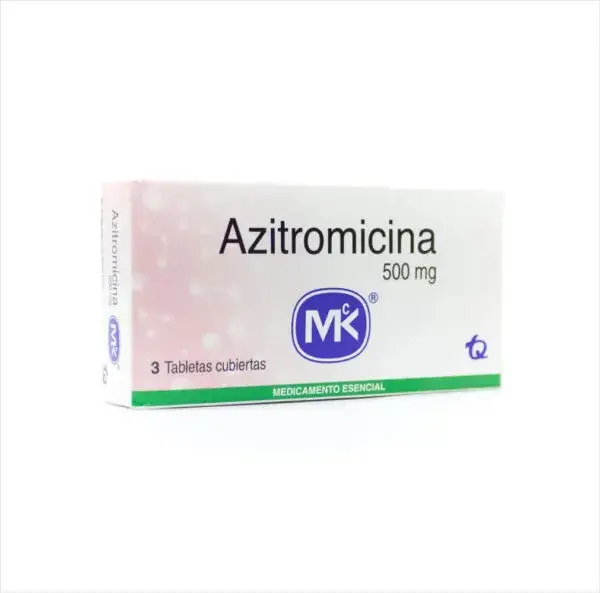 Azitromicina 500mg 3 tabletas Tecnoquimicas Bonne Sante.