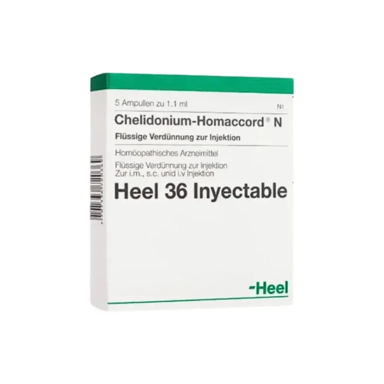 Chelidonium-Homaccord N Heel 5 ampollas Bonne Santé