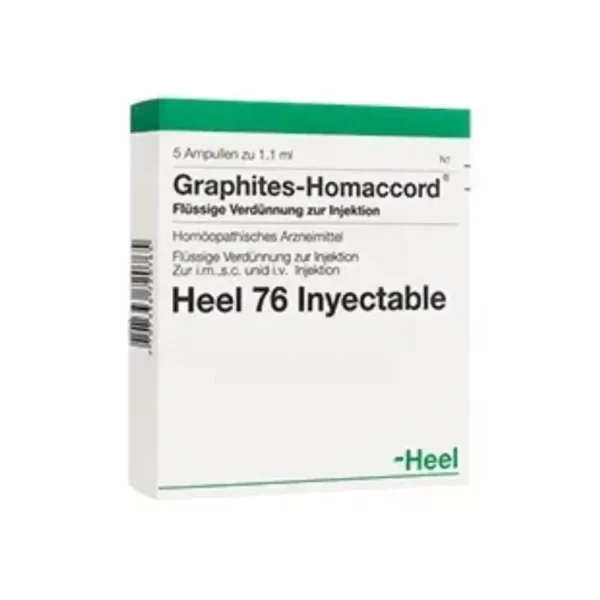 Graphites-Homaccord Heel 5 ampollas Bonne Santé