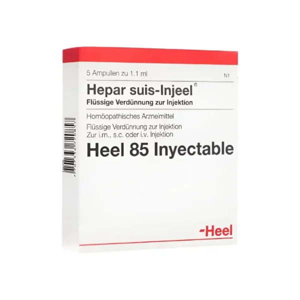 Hepar suis-Injeel Heel 5 ampollas Bonne Santé