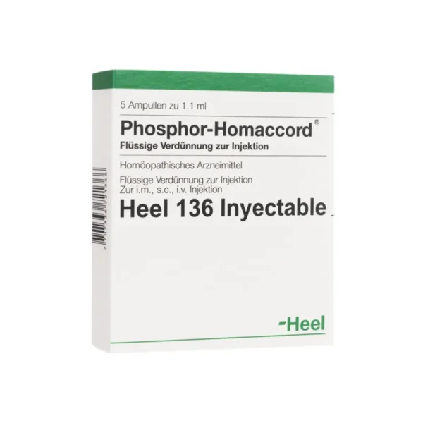 Phosphor-Homaccord Heel 5 ampollas Bonne Santé