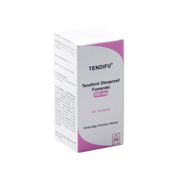 Tendifu 300mg | Caja con frasco x 30 tabletas recubiertas | Marca Hetero | Bonne Santé Group