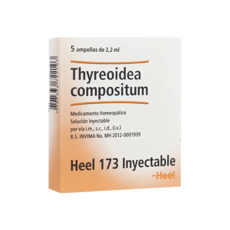 Thyreoidea compositum Heel 5 ampollas Bonne Santé