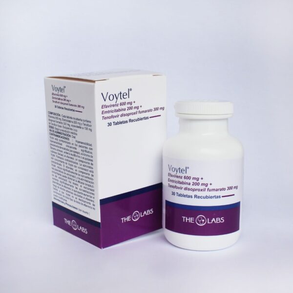 Voytel 300mg/200mg/600mg | Caja con frasco x 30 tabletas | Bonne Santé Group